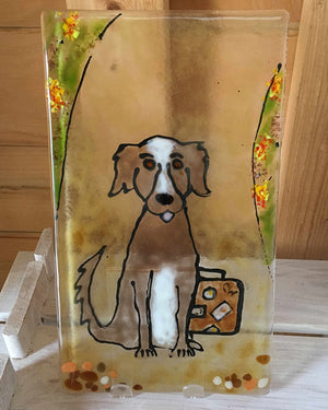 Dog Rehoming Panel by The Glass Bakery