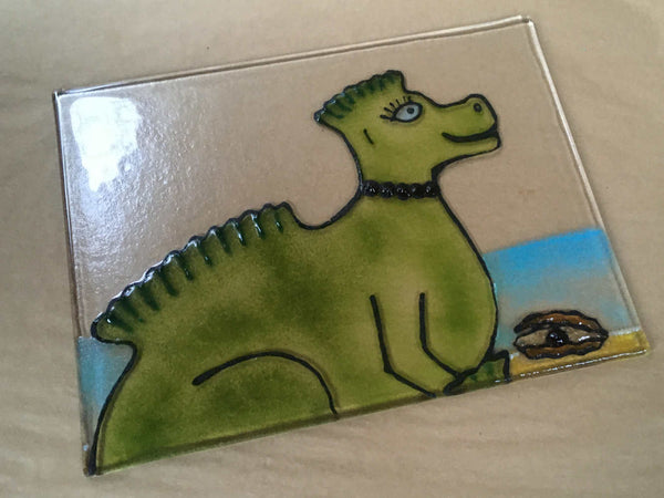 Load image into Gallery viewer, Nessie like sea creature picture panel.