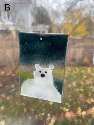 Décoration de Noël/de fêtes représentant un ourson polaire