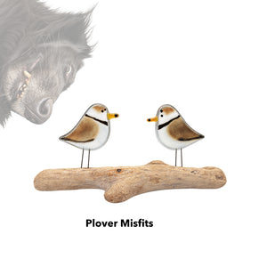 Charity Glass Misfit Piping Plovers