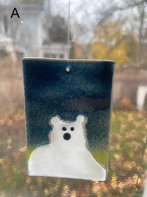 Décoration de Noël/de fêtes représentant un ourson polaire