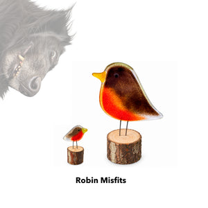 Charity Glass Misfit Robins