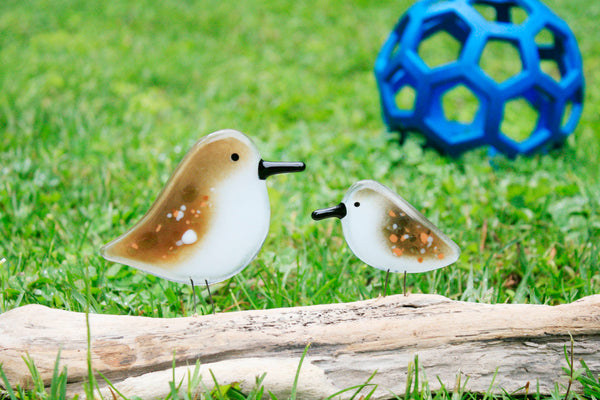 Load image into Gallery viewer, sandpiper_chick_and_adult_in_nature
