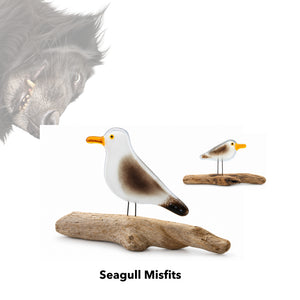 Charity Glass Misfit Seagulls