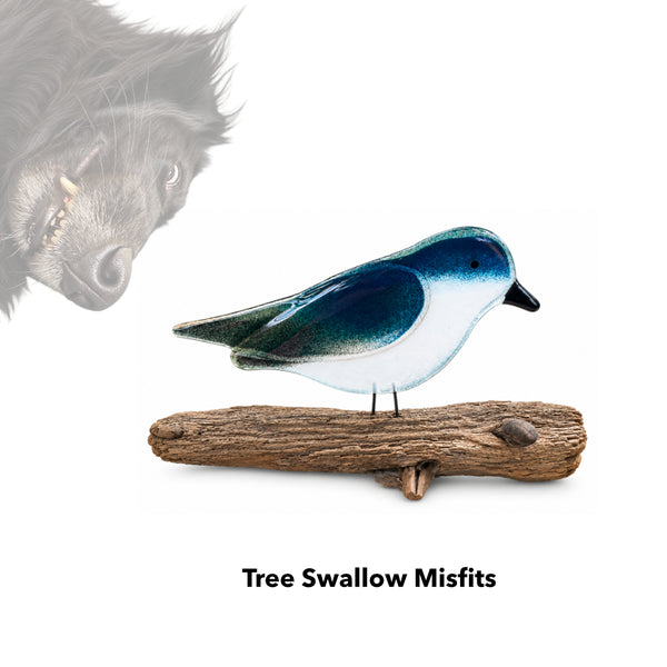 Charger l'image dans la galerie, Charity Glass Misfit Tree Swallows
