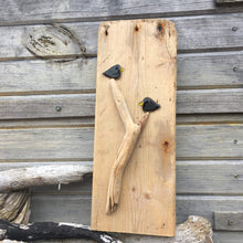 Load image into Gallery viewer, Blackbirds on Driftwood Board
