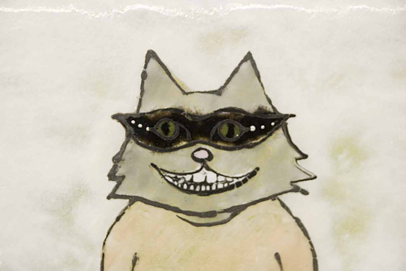 Panneau en verre Chat Ballerine : Le choix de l'artisan verrier