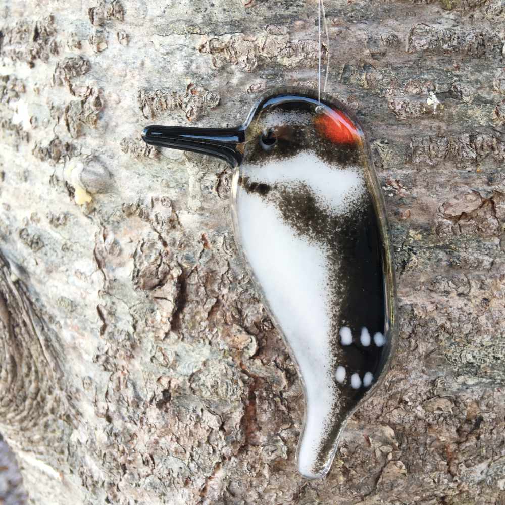 Hairy Woodpecker (Hanging Bird Ornament)