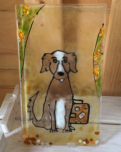 Dog Rehoming Panel  by The Glass Bakery 